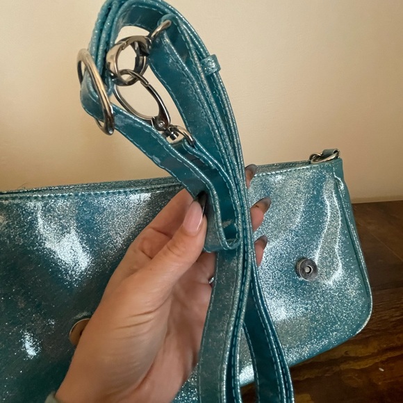 Silver and Blue Sparkle Lux de Ville Bag
Y2k Discontinued Rockabilly - Picture 8 of 8